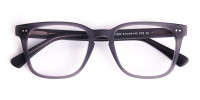 matte grey full rim wayfarer glasses frames-1