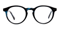 marble blue round fullrim glasses frames-1