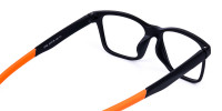 Black and Orange Golf Glasses-1