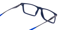 Blue and Black Prescription Football Glasses-1