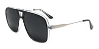 black oversized aviator sunglasses-1