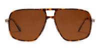 tortoiseshell oversized sunglasses-1