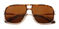 tortoiseshell oversized sunglasses-1