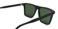 Black Square Frame Sunglasses-1