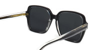Black Square Designer Sunglasses-1