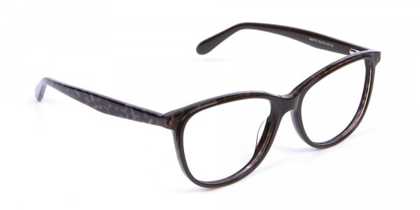 Leopard Brown Cat Eye Glasses for Women