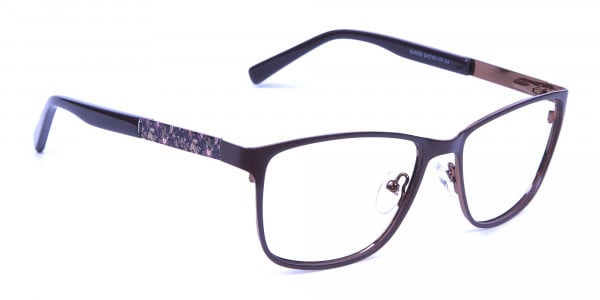 Mocha Brown Cat Eye Eyeglasses 