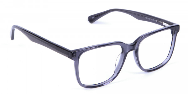 Transparent Grey Glasses