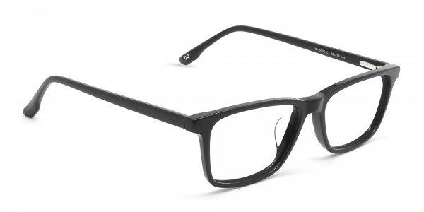 black rectangular glasses-1