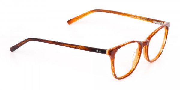 Caramel Brown Wayfarer Acetate Eyeglasses-1