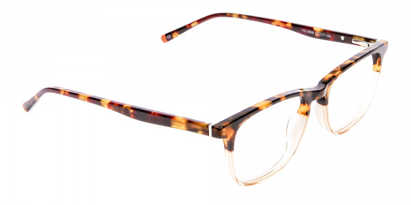 Tortoiseshell Dual-Toned Designer Glasses - 1