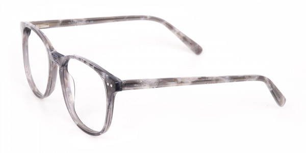 Silver Grey Wayfarer glasses Acetate Unisex-1