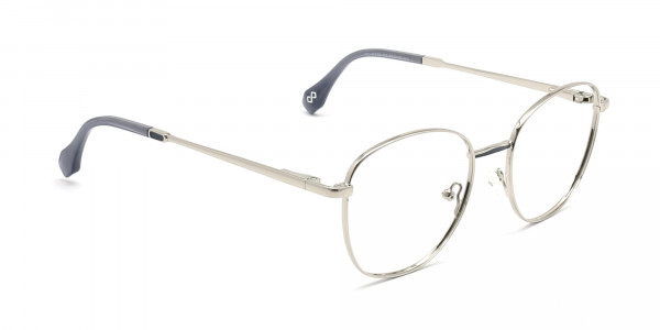 round silver eyeglass frames-1