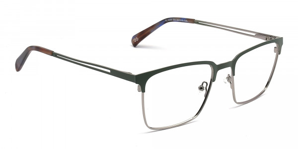 Green Square Glasses-1