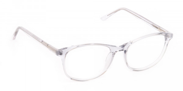 Crystal Clear Transparent Glasses Frame Unisex-1