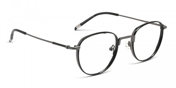 Round Metal Eyeglass Frames-1
