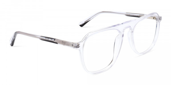 clear frame aviator glasses-1
