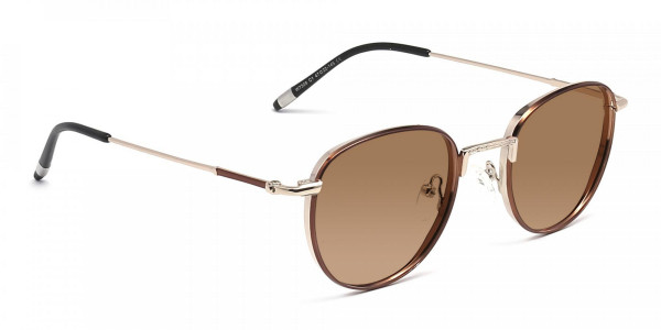 brown round sunglasses-1