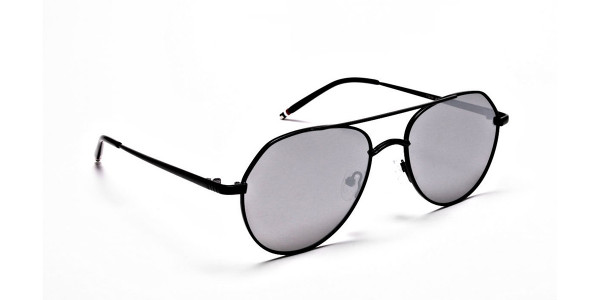 Silver Grey Sunglasses -2