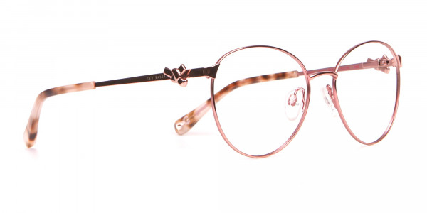 Ted Baker TB2243 Rosegold Round Metal Glasses Women -1