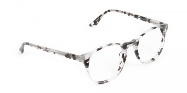 Marble Grey Glasses Frames in Wayfarer - 1