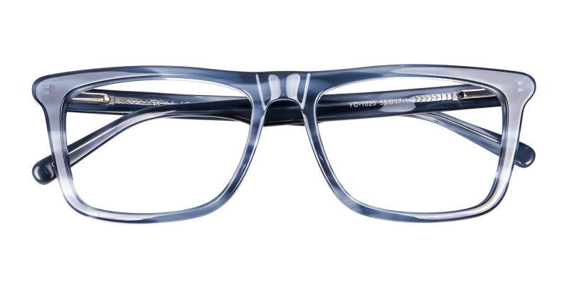 Marble Blue Glasses -1