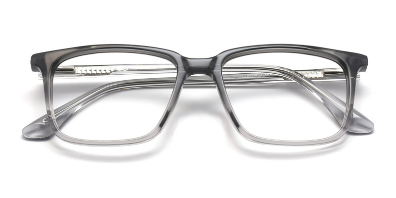 transparent rectangle grey glasses-1