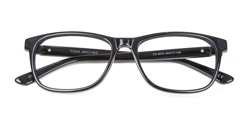 Black Simplicity Wayfarer Glasses