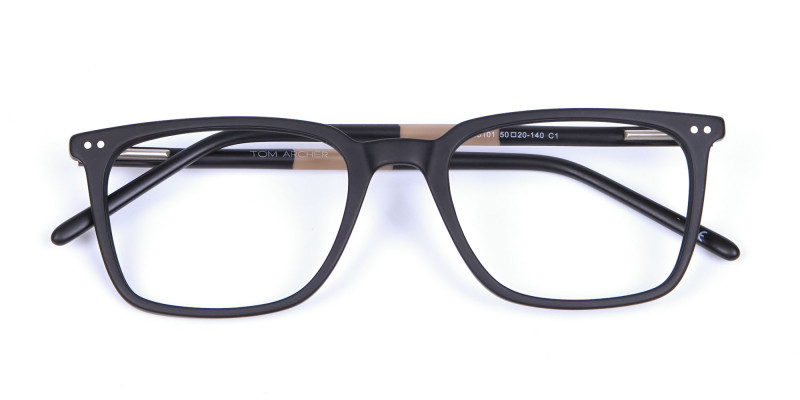 Black and Brown Pepper Eyeglasses 