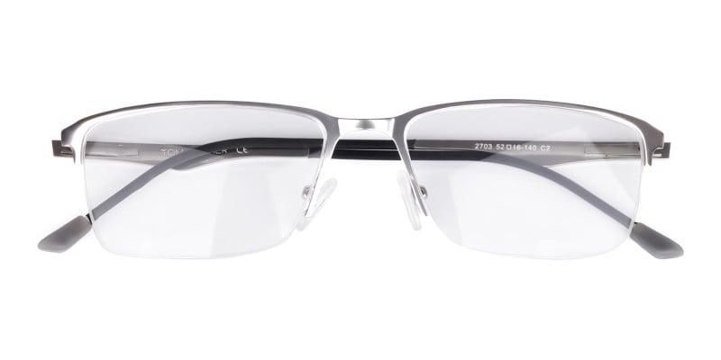 titanium rectangle glasses-1