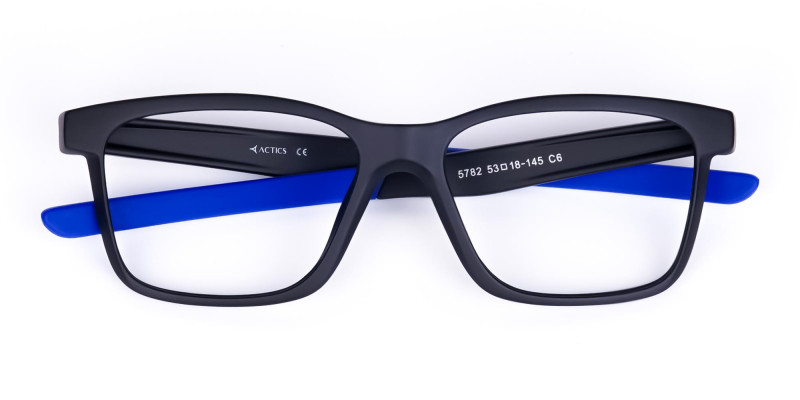 Blue & Black Running Glasses For Men -1