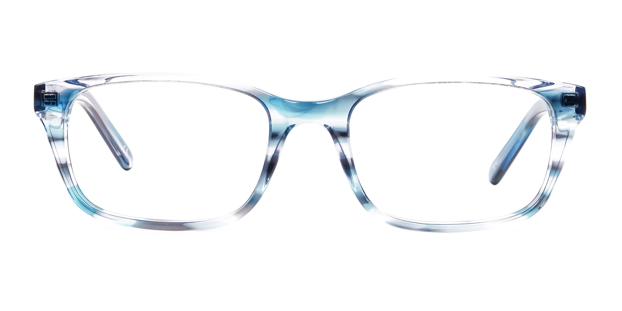 SAM BA3 - Crystal Blue Eyeglasses Frames Unisex | Specscart®