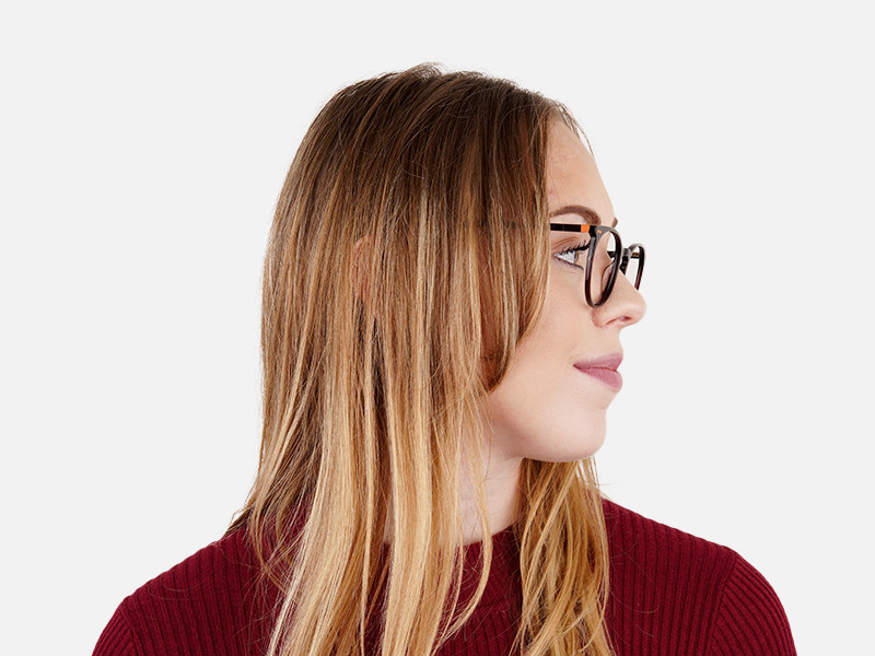 Fashionable Light Brown Glasses Frames - Specscart.®