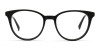black round eyeglasses