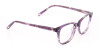 Violet Purple Marble Acetate Rectangle Glasses