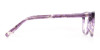 Violet Purple Marble Acetate Rectangle Glasses