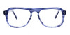 Ocean Blue Aviator Glasses Frame 