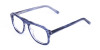Ocean Blue Aviator Glasses Frame 