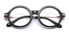 black circle glasses frames