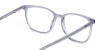 Crystal Space Grey Wayfarer and Rectangular Glasses Frames