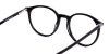 black round full rim glasses frames
