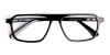 Dark Black Rectangular Full Rim Glasses frames