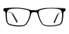 designer black rectangular glasses frames
