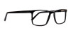 designer black rectangular glasses frames