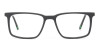 Designer Matte Grey Glasses Rectangular  