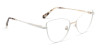 White Cat Eye Glasses