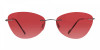 red retro cat eye sunglasses