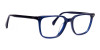 navy blue rectangular wayfarer full rim glasses frames