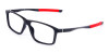 Black and Red Sports Glasses in Rectangle Shape