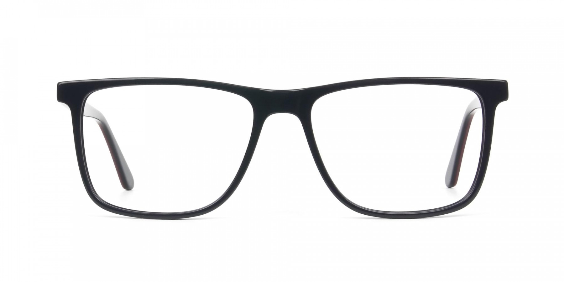 Geek Blue Rectangular Glasses in Acetate - 1